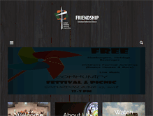 Tablet Screenshot of friendshipcrc.org